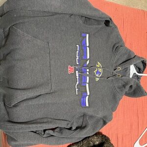 Team Apparel official Ravens Charcoal Hoodie